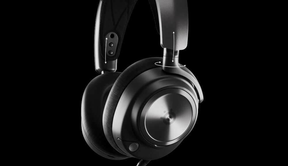 Навушники STEELSERIES Arctis Nova Pro X з конструкцією активного шумозаглушення та поворотними амбушюрами
