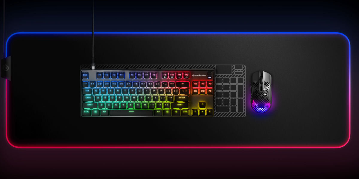 Klawiatura STEELSERIES Apex 9 TKL kompaktowy rozmiar pełna funkcjonalność