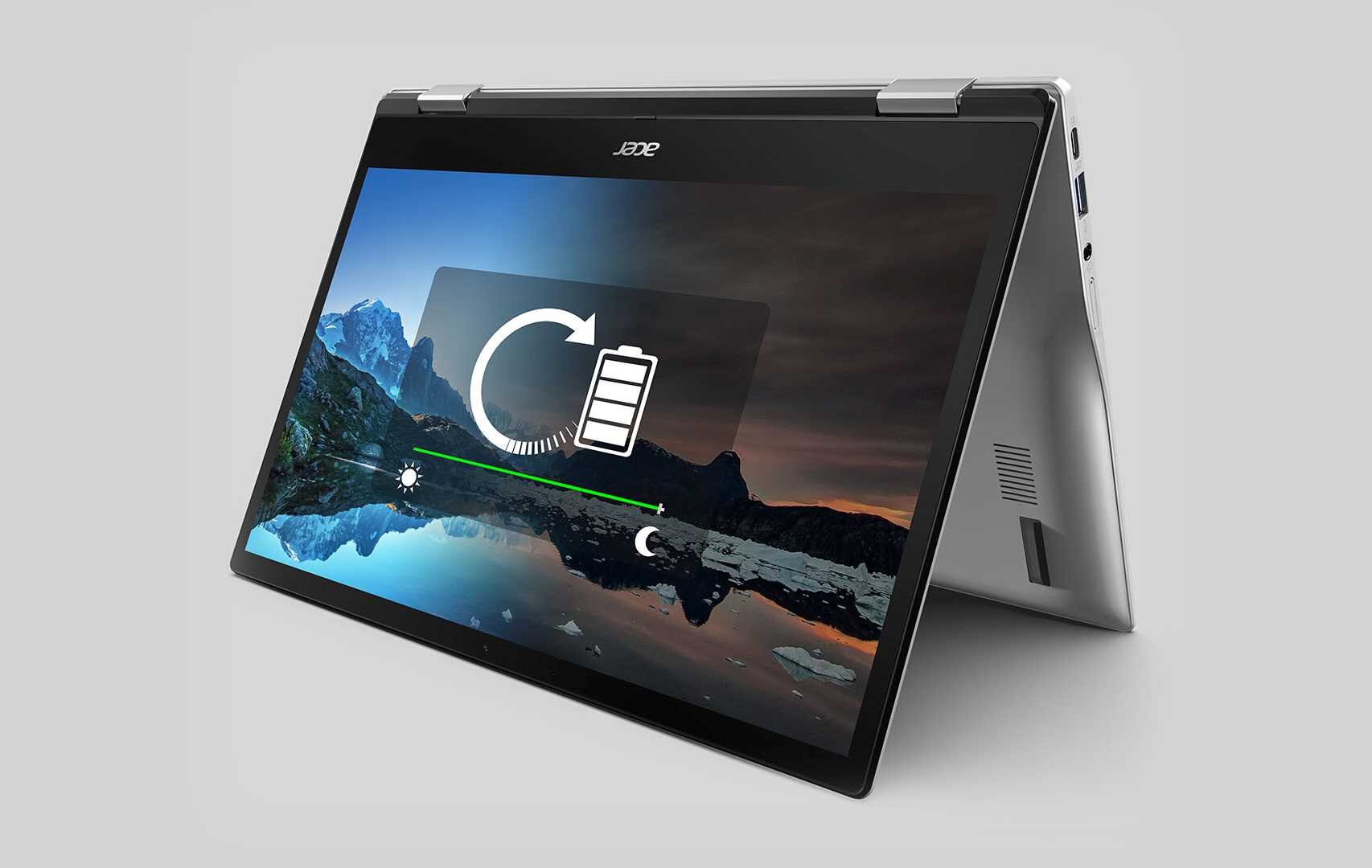Laptop ACER Chromebook CP513-1H - Wydajna bateria