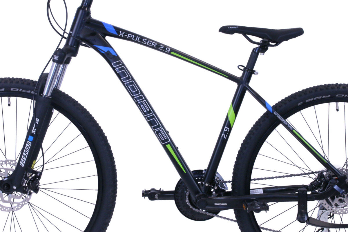 Rower górski MTB INDIANA X-Pulser 2.9 M19 29 cali męski Czarno-czerwony rama wzrost