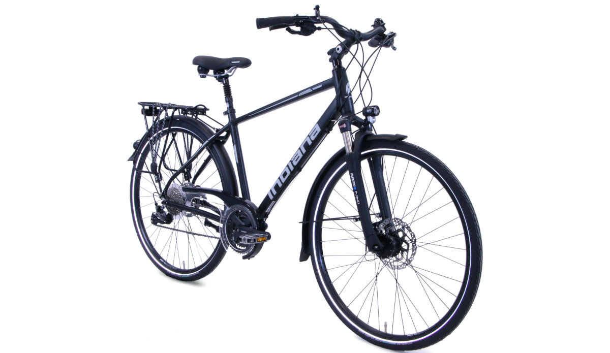 Rower trekkingowy INDIANA X-Road 5.0 M19 28 cali męski Czarny wyglad