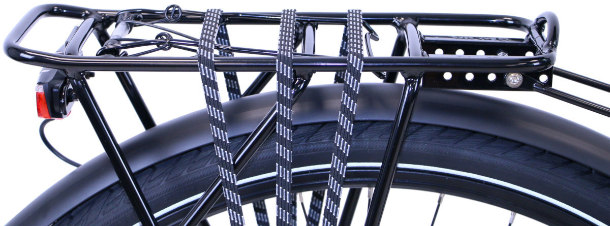 Rower trekkingowy INDIANA X-Road 5.0 M19 28 cali męski Czarny bagaznik