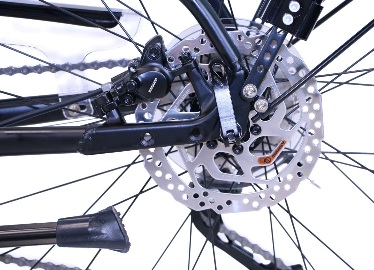 Rower trekkingowy INDIANA X-Road 5.0 M19 28 cali męski Czarny hamulce