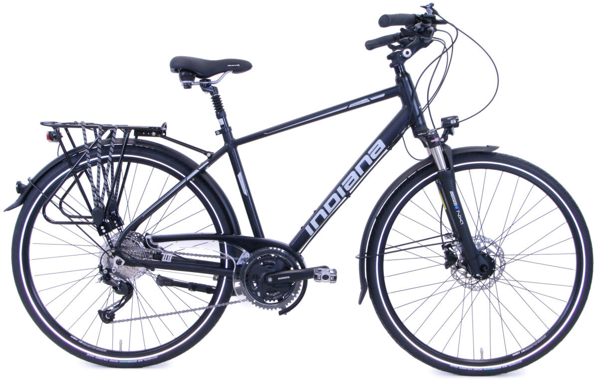 Rower trekkingowy INDIANA X-Road 5.0 M21 28 cali męski Czarny gwarancja