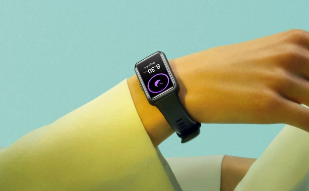 Smartband HUAWEI Band 7 ekran bateria czujniki zdrowie sport pasek ładowanie pojemność rozdzielczość łączność sterowanie krew puls rozmowy smartfon aplikacja