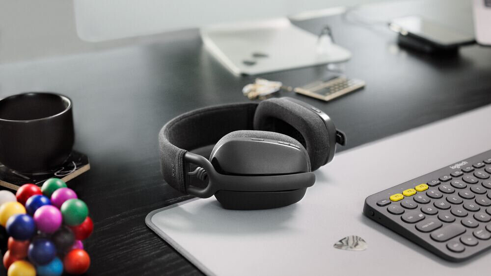 Słuchawki LOGITECH Zone Vibe 125 Graphite przewód brak przewodu bezprzewodowe działanie bluetooth zasięg kabel usb