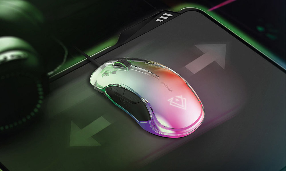 Mysz VERTUX Phoenix Precyzyjne śledzenie wielu powierzchni