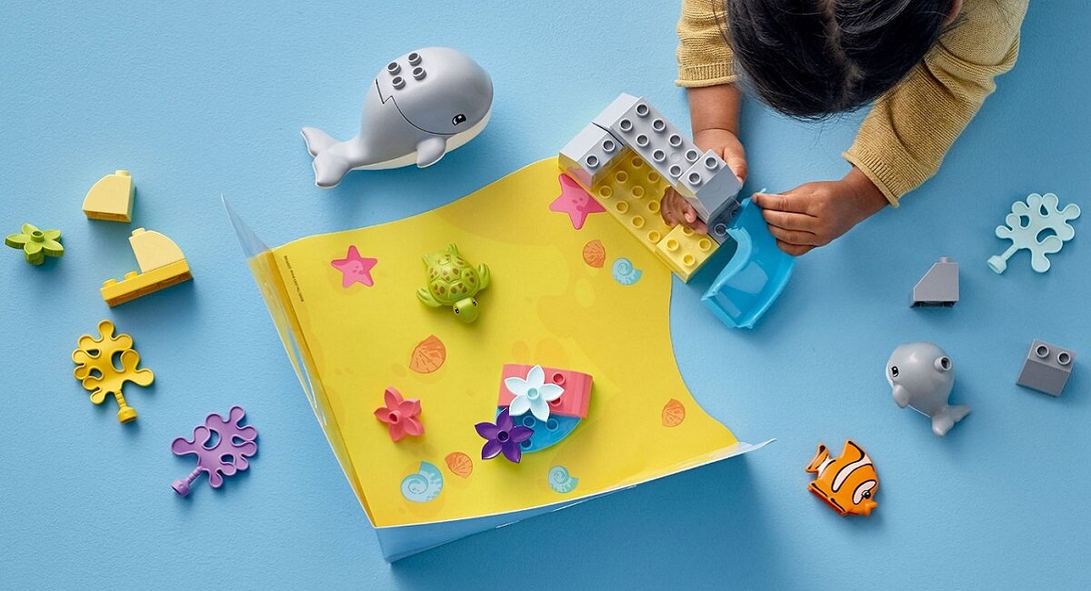 LEGO Duplo Dzikie zwierzęta oceanów 10972 Swobodna oceaniczna zabawa