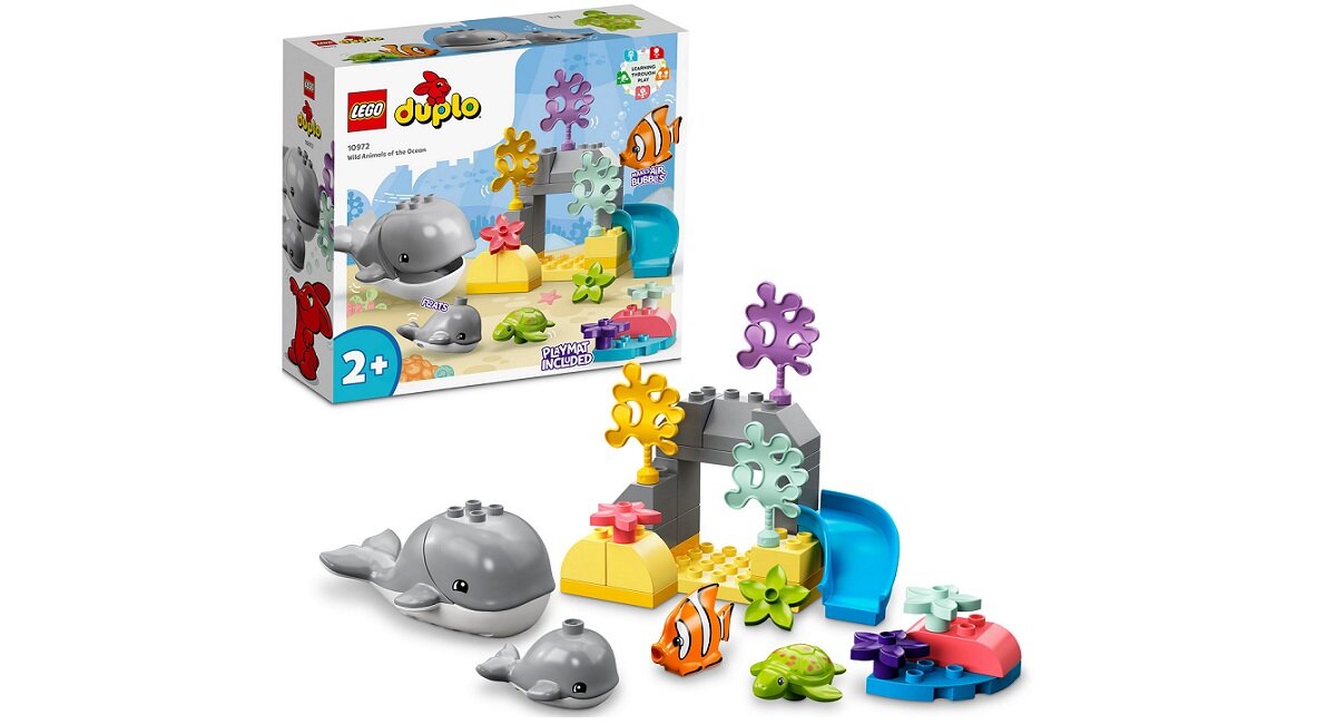 LEGO Duplo Dzikie zwierzęta oceanów 10972 Wysoka jakość i bezpieczeństwo