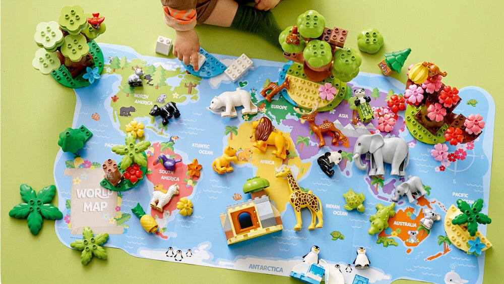 LEGO Duplo Dzikie zwierzęta świata  - kreatywność