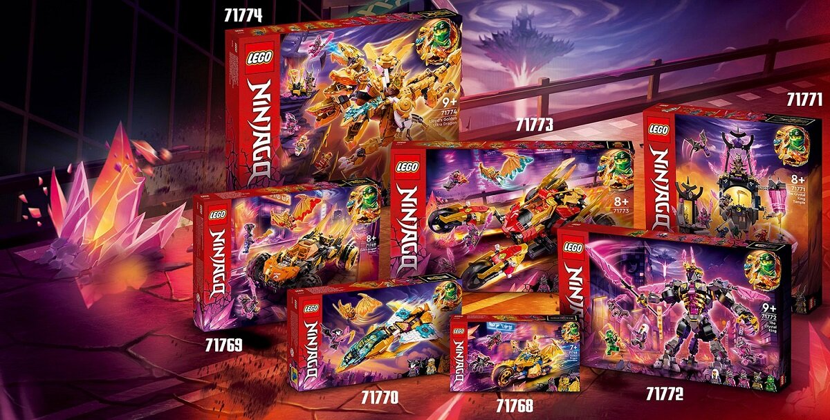 LEGO Ninjago Smoczy krążownik Cole-a 71769 Odlotowe zabawki dla małych wojowników ninja