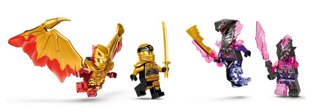 LEGO Ninjago Smoczy krążownik Cole-a 71769 Cztery minifigurki