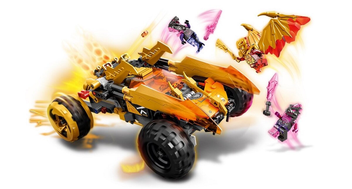 LEGO Ninjago Smoczy krążownik Cole-a 71769
Zabawa napędzana wyobraźnią