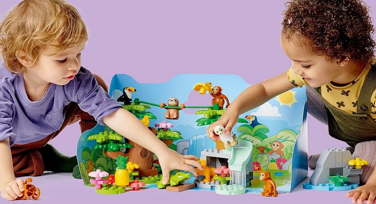 LEGO Duplo Dzikie zwierzęta Ameryki Południowej 10973 kreatywna zabawa prawidłowy rozwój merytoryczny dziecka klocki figurki minifigurki bez zasilania klasyczna zabawa wysoka jakość lego wielogodzinna zabawa Wysoka jakość i bezpieczeństwo