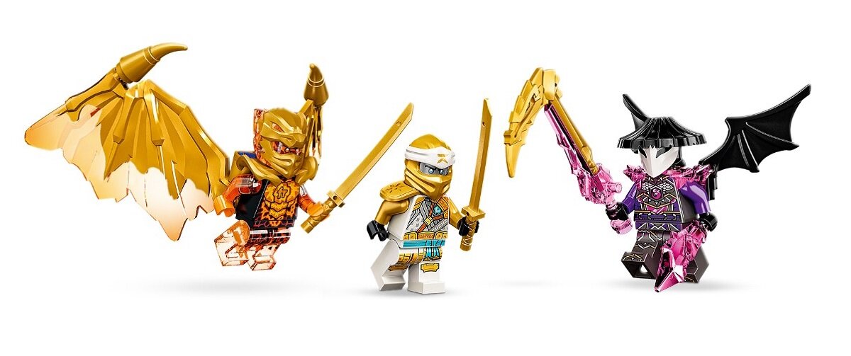LEGO Ninjago Złoty smoczy odrzutowiec Zane’a 71770 Pomoc w rozwoju życiowych umiejętności