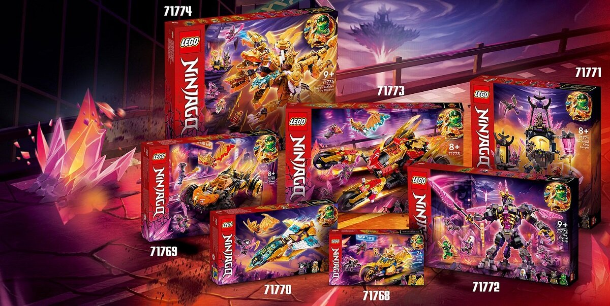 LEGO Ninjago Złoty smoczy odrzutowiec Zane’a 71770 
