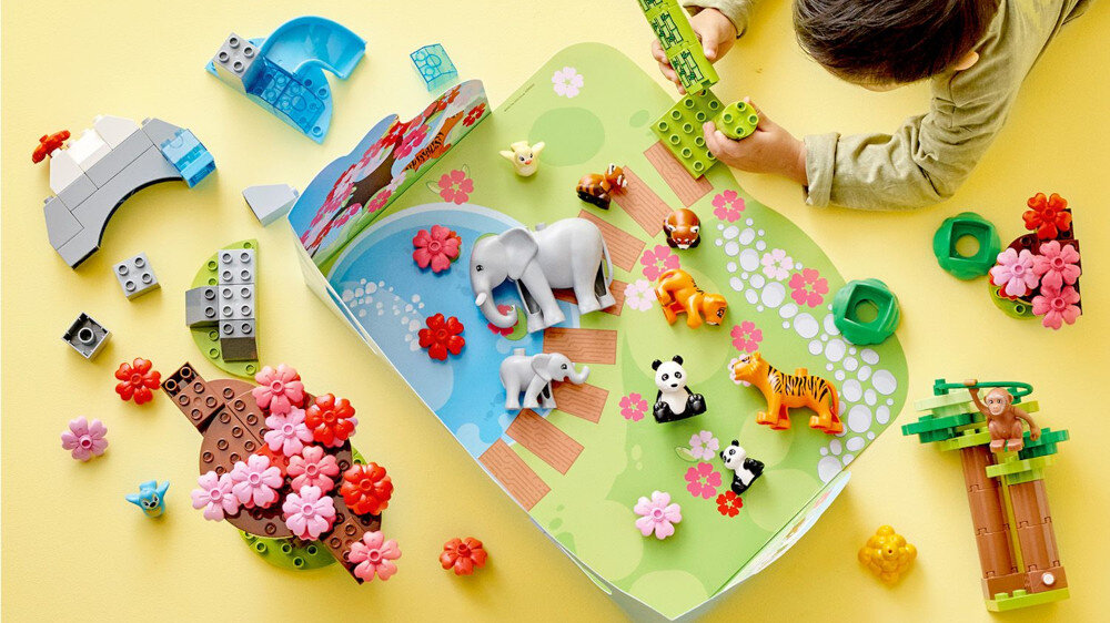 LEGO Duplo Dzikie zwierzęta Azji - kreatywność
