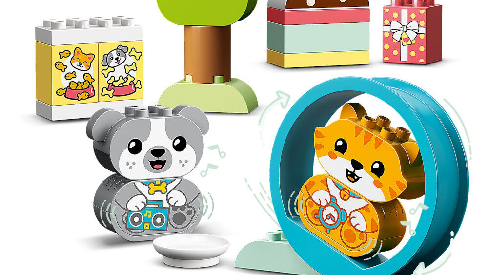 LEGO Duplo Mój pierwszy szczeniak i kotek z odgłosami - zadania