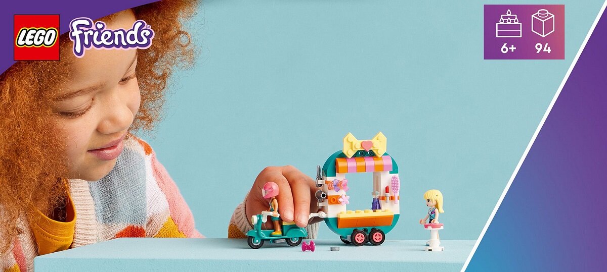 LEGO Friends Mobilny butik 41719 Nauka przez zabawę W zestawie Stephanie i Camila