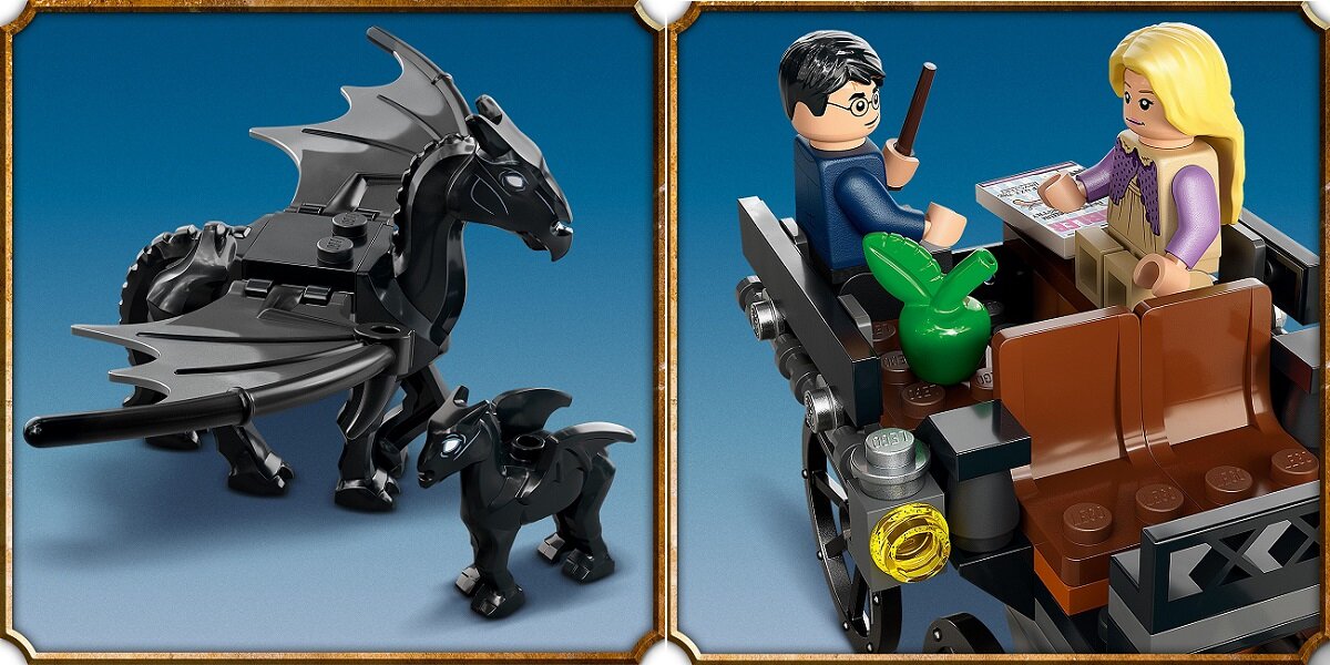 LEGO Harry Potter Testrale i kareta z Hogwartu 76400 Mistyczne stworzenia