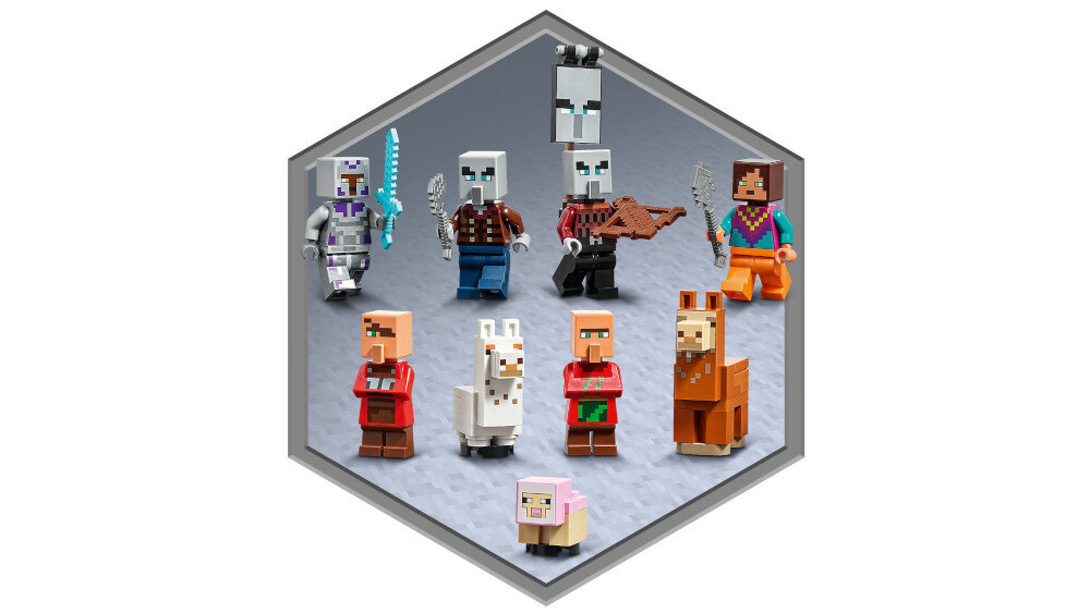 LEGO Minecraft Wioska lamy - postaci