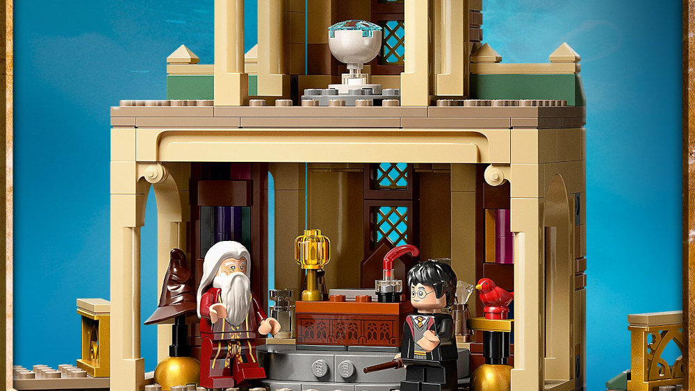 LEGO Harry Potter Komnata Dumbledore'a w Hogwarcie - gabinet