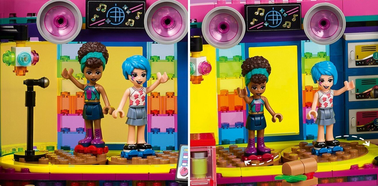 LEGO Friends Automat w dyskotece 41708 Pomoc w rozwoju życiowych umiejętności