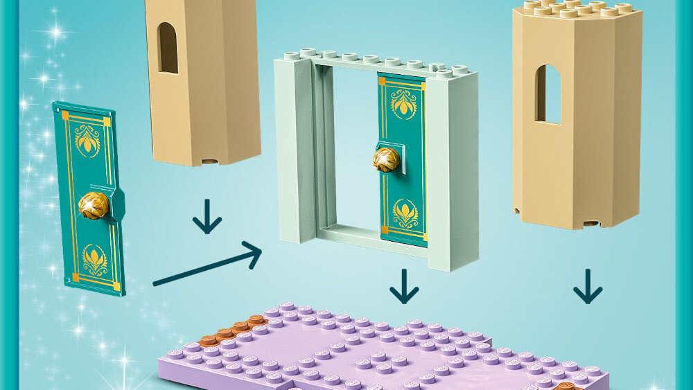 LEGO Disney Zabawa w zamku z Anną i Olafem  - prosta zabawa