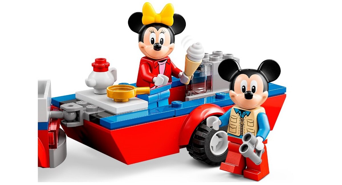 LEGO Disney Mickey and Friends Myszka Miki i Myszka Minnie na biwaku 10777 kreatywna zabawa prawidłowy rozwój merytoryczny dziecka klocki figurki minifigurki bez zasilania klasyczna zabawa wysoka jakość lego wielogodzinna zabawa Zabawa napędzana wyobraźnią