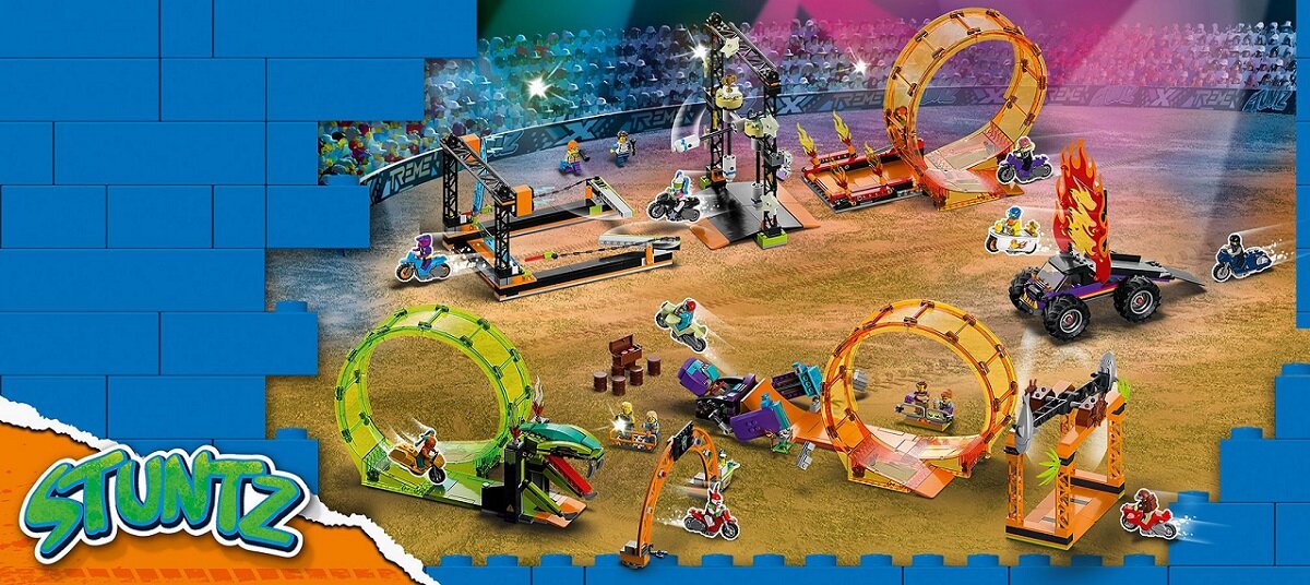 LEGO City Turystyczny motocykl kaskaderski 60331 kreatywna zabawa prawidłowy rozwój merytoryczny dziecka klocki figurki minifigurki bez zasilania klasyczna zabawa wysoka jakość lego wielogodzinna zabawa Zabawkowy motocykl kaskaderski