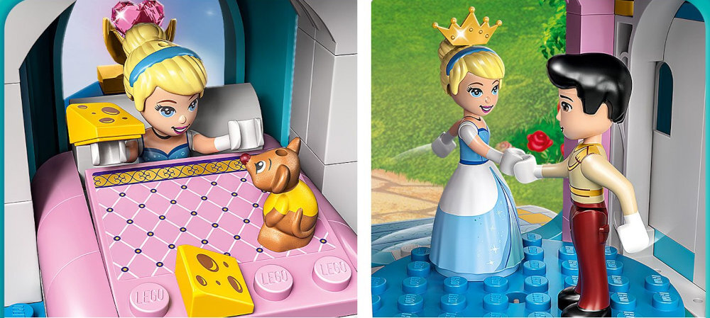 LEGO Disney Princess Zamek Kopciuszka i księcia z bajki  - zamek