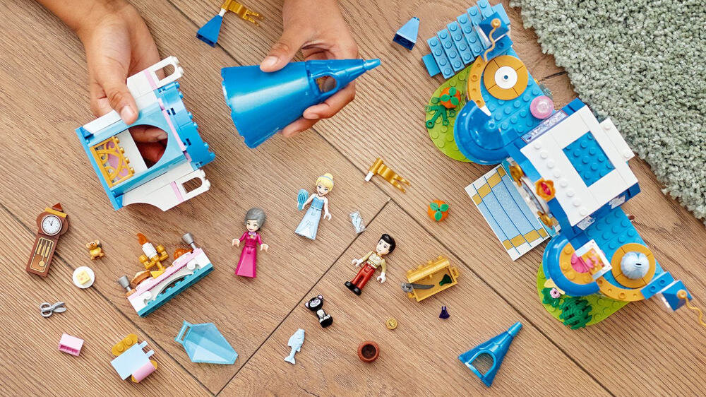 LEGO Disney Princess Zamek Kopciuszka i księcia z bajki  - kreatywność