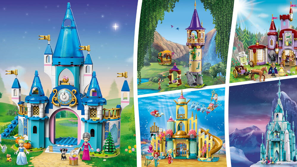 LEGO Disney Princess Zamek Kopciuszka i księcia z bajki  - kompatybilność