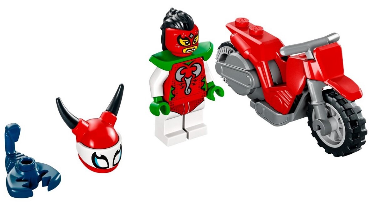 LEGO City Motocykl kaskaderski brawurowego skorpiona 60332 Inspirujący świat LEGO City