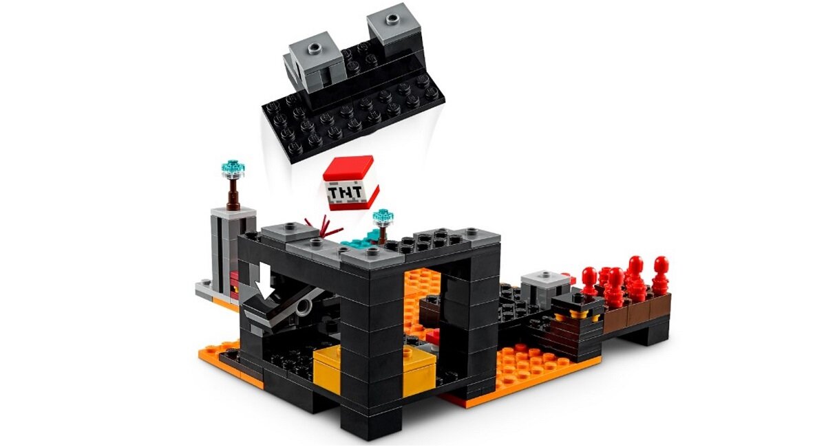 LEGO Minecraft Bastion w Netherze 21185 Zabawa napędzana wyobraźnią