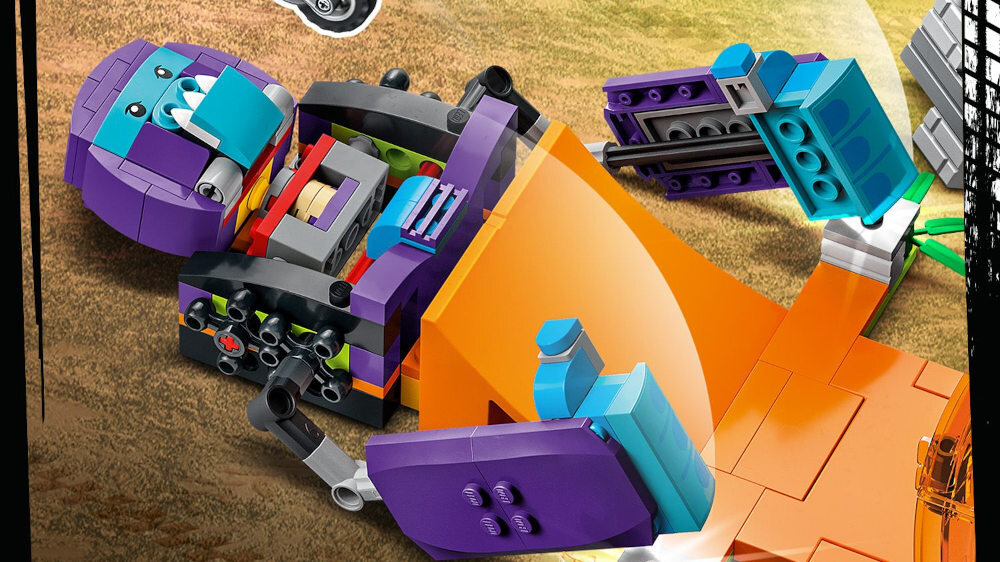 LEGO City Kaskaderska pętla i szympans demolka - demolka