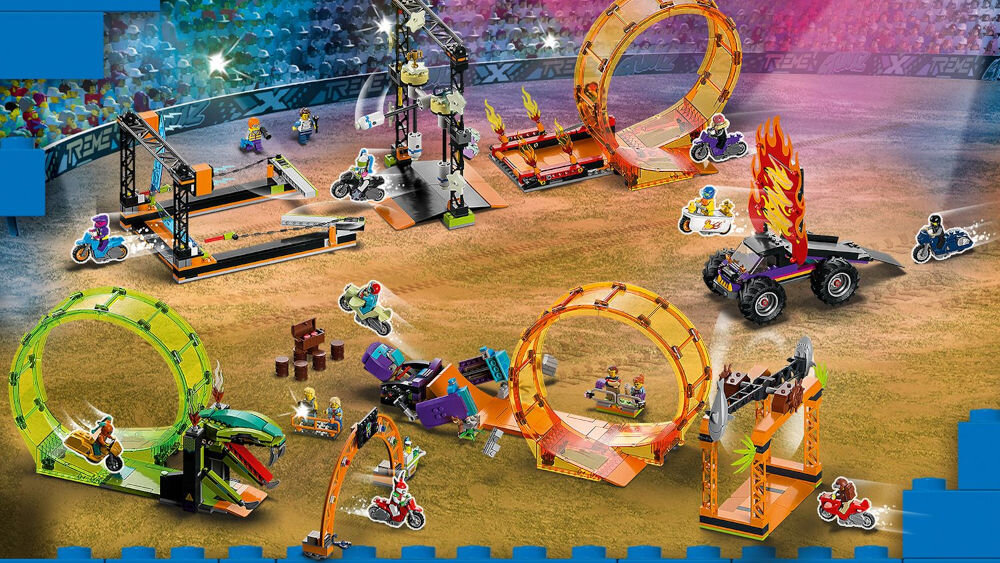LEGO City Kaskaderska pętla i szympans demolka - zestawy