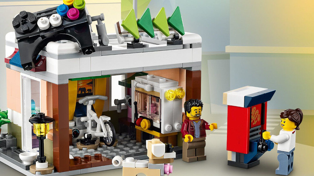 LEGO Creator Sklep z kluskami w śródmieściu - salon