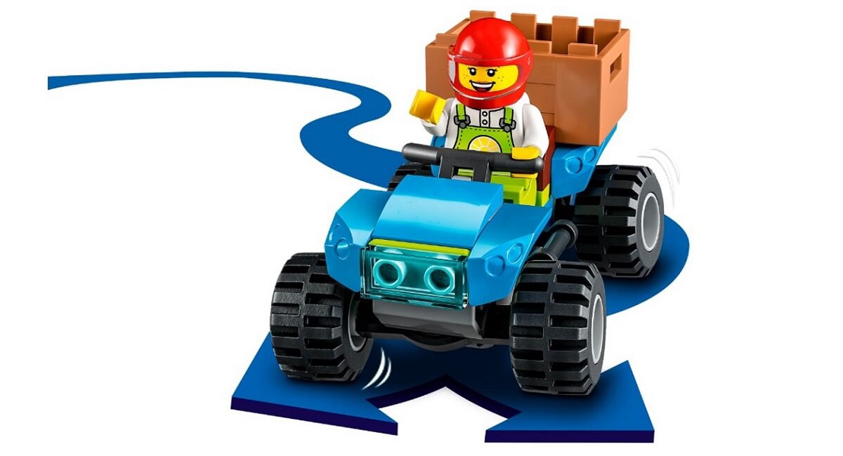 LEGO City Kurnik z kurczakami 60344 kreatywna zabawa prawidłowy rozwój merytoryczny dziecka klocki figurki minifigurki bez zasilania klasyczna zabawa wysoka jakość lego wielogodzinna zabawa Wysoka jakość i bezpieczeństwo
