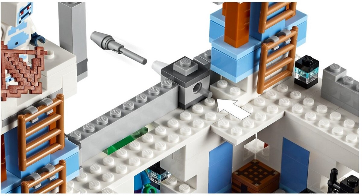 LEGO Minecraft Lodowy zamek 21186 Praktyczne przygody