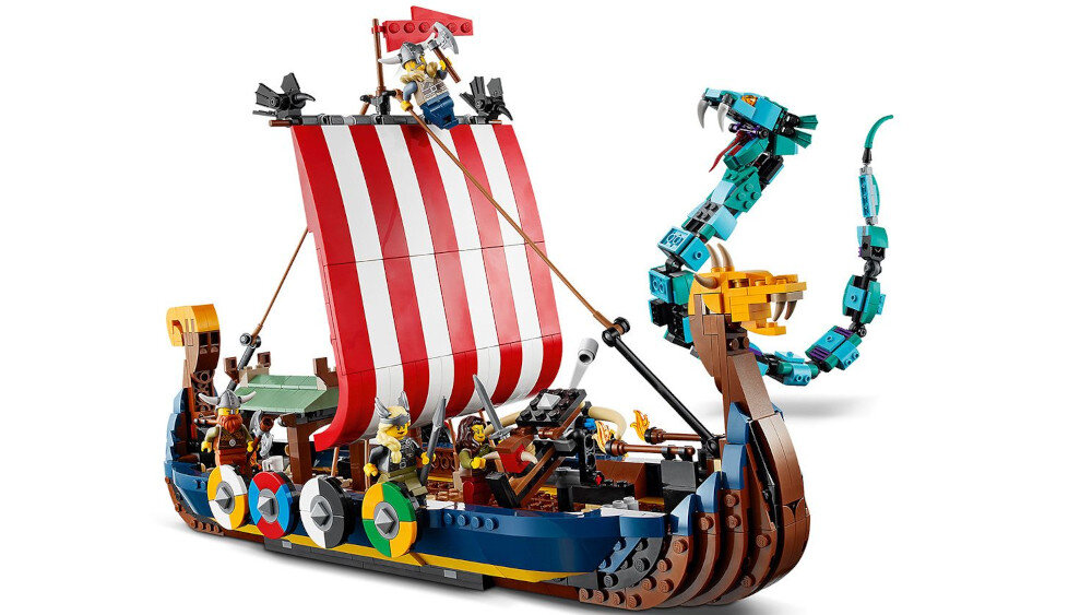 LEGO Creator Statek wikingów i wąż z Midgardu - zadania