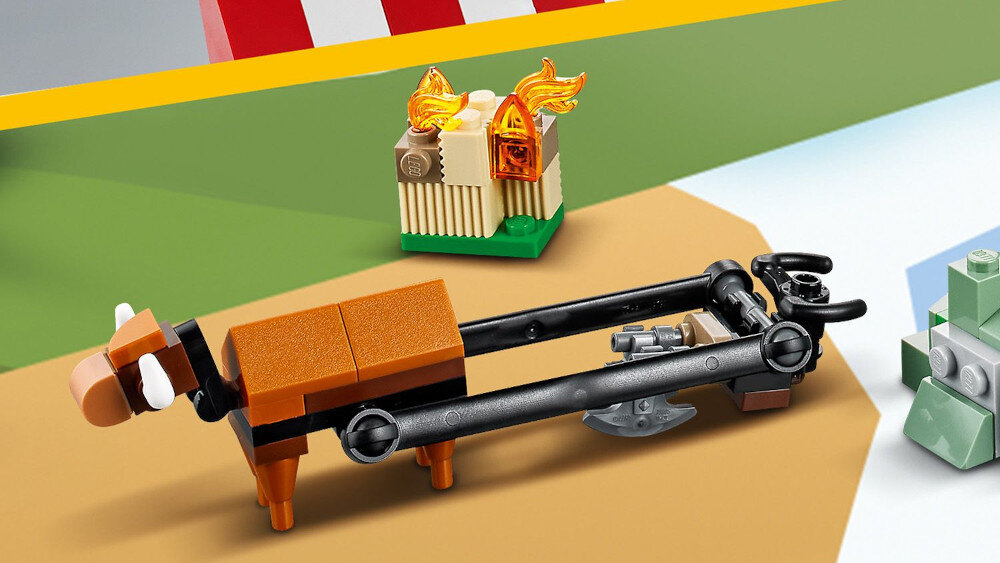 LEGO Creator Statek wikingów i wąż z Midgardu - zwierzaki