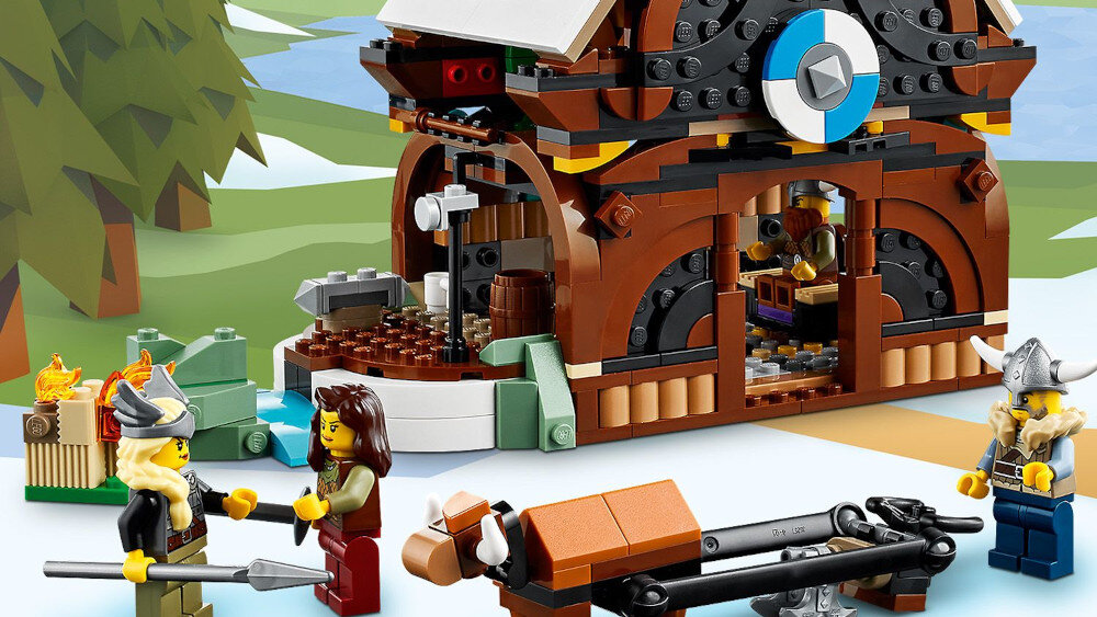 LEGO Creator Statek wikingów i wąż z Midgardu - dach