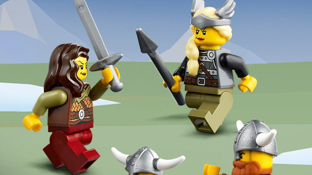 LEGO Creator Statek wikingów i wąż z Midgardu - figurki