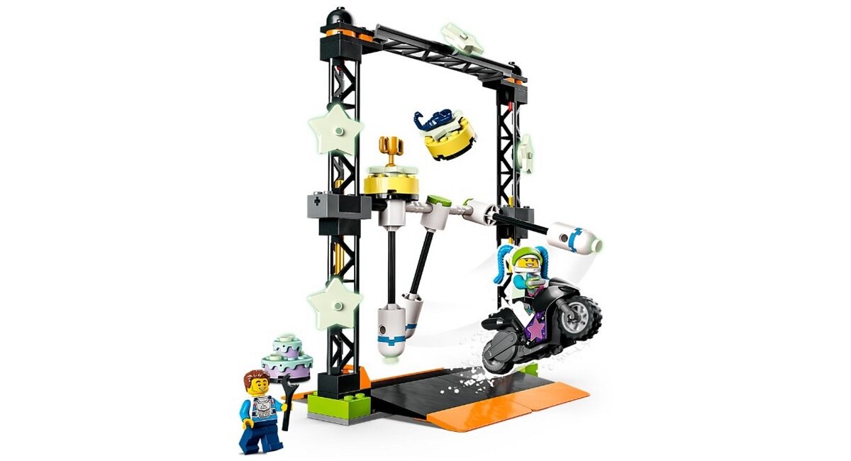LEGO City Wyzwanie kaskaderskie: przewracanie 60341 kreatywna zabawa prawidłowy rozwój merytoryczny dziecka klocki figurki minifigurki bez zasilania klasyczna zabawa wysoka jakość lego wielogodzinna zabawa Wysoka jakość i bezpieczeństwo