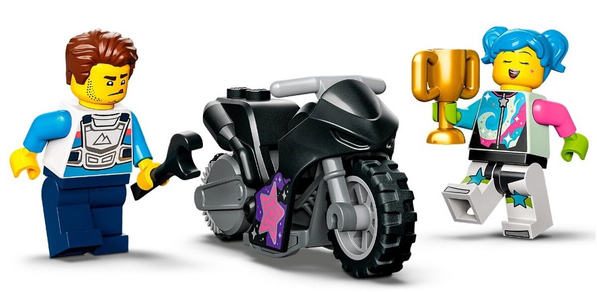 LEGO City Wyzwanie kaskaderskie: przewracanie 60341 kreatywna zabawa prawidłowy rozwój merytoryczny dziecka klocki figurki minifigurki bez zasilania klasyczna zabawa wysoka jakość lego wielogodzinna zabawa Od lat dla Was