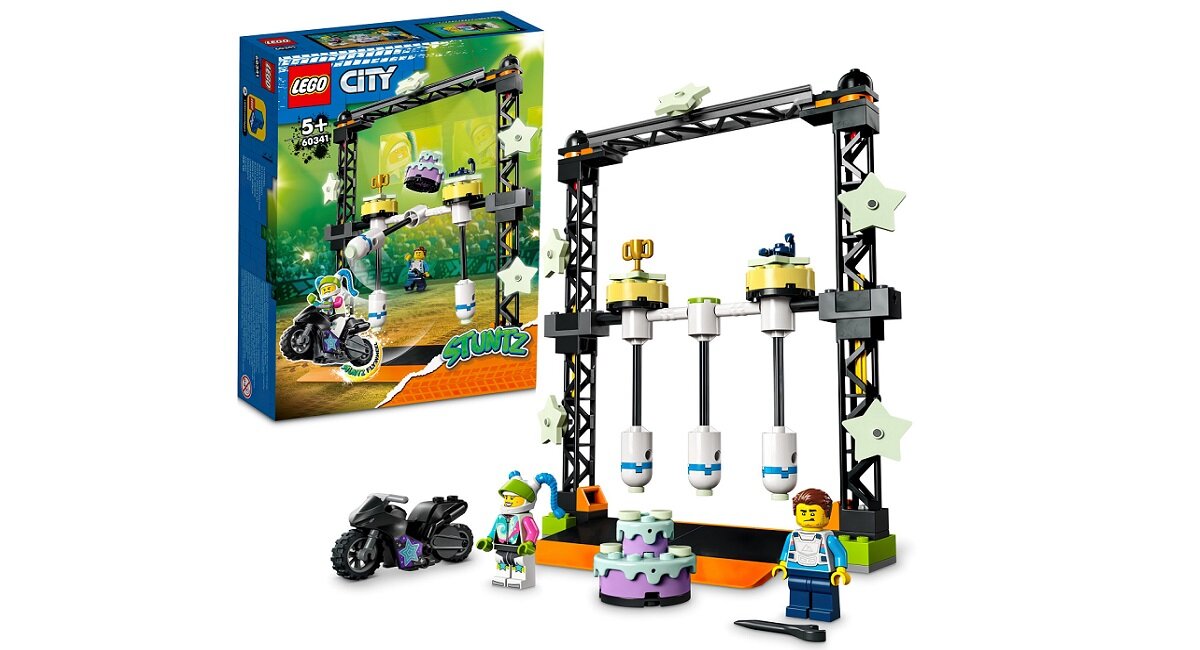 LEGO City Wyzwanie kaskaderskie: przewracanie 60341 kreatywna zabawa prawidłowy rozwój merytoryczny dziecka klocki figurki minifigurki bez zasilania klasyczna zabawa wysoka jakość lego wielogodzinna zabawa Bezpieczny transport