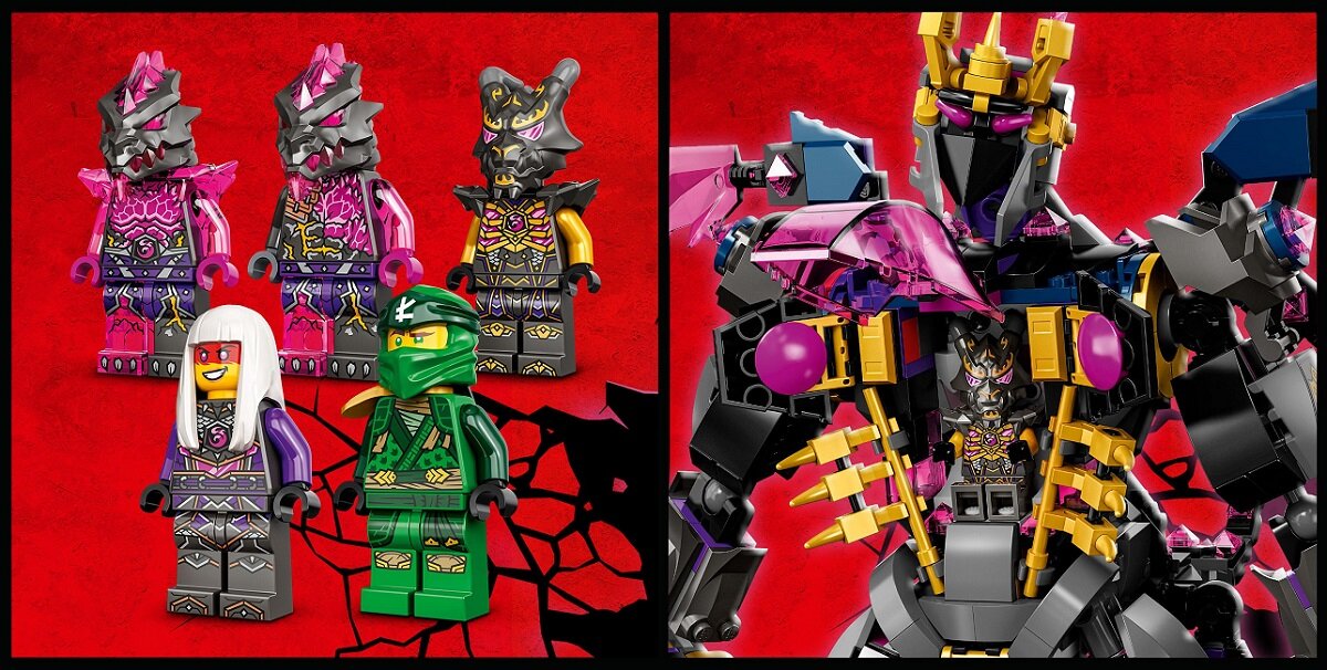 LEGO Ninjago Kryształowy król 71772 Zestaw konstrukcyjny w sam raz dla fanów wojowników ninja