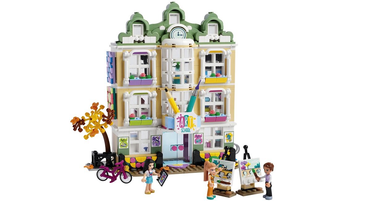 LEGO Friends Szkoła artystyczna Emmy 41711 Prezentuje się dobrze