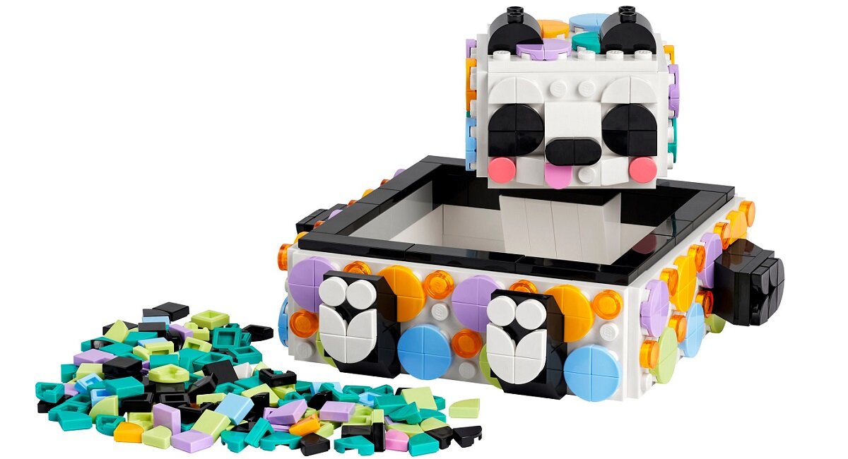 LEGO DOTS Pojemnik z uroczą pandą 41959 Wysoka jakość i bezpieczeństwo